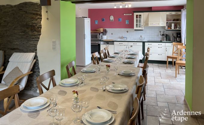 Maison de vacances � La Roche pour 20 personnes en Ardenne