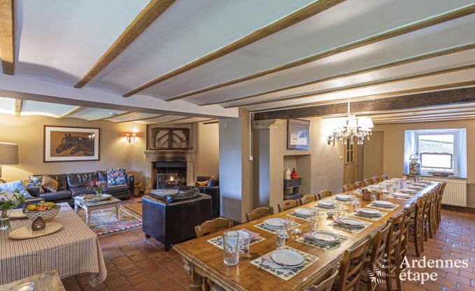 Gite de charme � Leglise pour 26 personnes en Ardenne