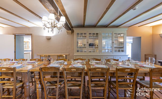 Gite de charme � Leglise pour 26 personnes en Ardenne