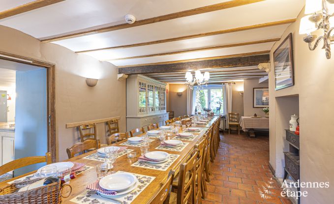 Gite de charme � Leglise pour 26 personnes en Ardenne