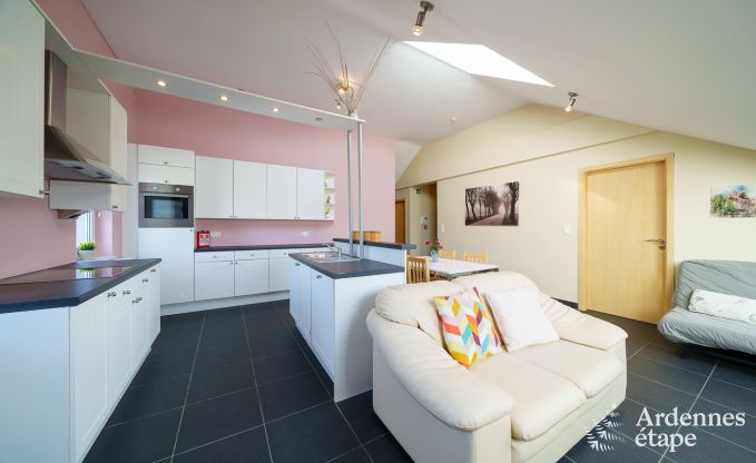 Maison de vacances � L�glise, Ardenne, 32 personnes, grand jardin priv�, �quipements sportifs, spa, salle de jeux, confort optimal