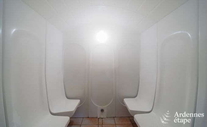 Maison de vacances � L�glise, Ardenne, 32 personnes, grand jardin priv�, �quipements sportifs, spa, salle de jeux, confort optimal