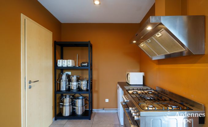 Maison de vacances � L�glise, Ardenne, 32 personnes, grand jardin priv�, �quipements sportifs, spa, salle de jeux, confort optimal