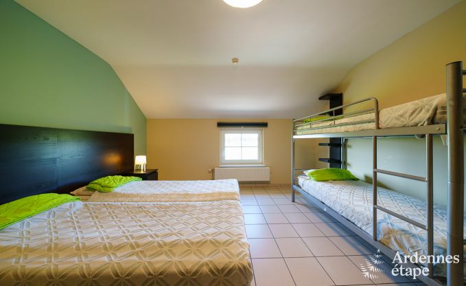 Maison de vacances � L�glise, Ardenne, 32 personnes, grand jardin priv�, �quipements sportifs, spa, salle de jeux, confort optimal