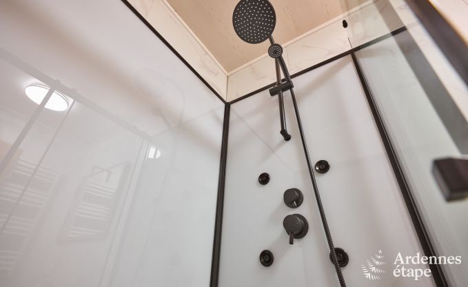 Calme assur� dans ce charmant chalet pour 4 personnes avec bain � remous dans l'environnement naturel de Libin