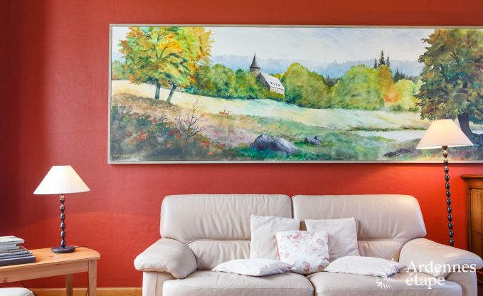 Elegante dpendance de chteau  Libin pour 14 personnes en Ardenne