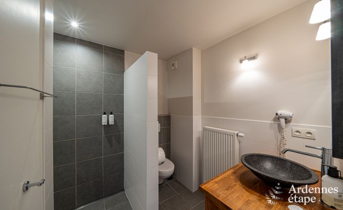 Grande maison de vacances  Libin pour 15 personnes avec salles de bains prives et cuisine professionnelle