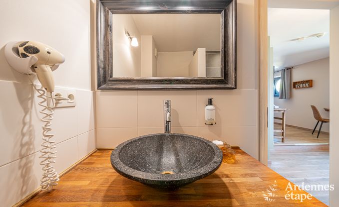 Grande maison de vacances  Libin pour 15 personnes avec salles de bains prives et cuisine professionnelle