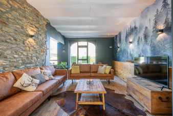 Maison de vacances Libin, 15 personnes, terrasse prive, cuisine, jardin, Ardenne, maison chien admis