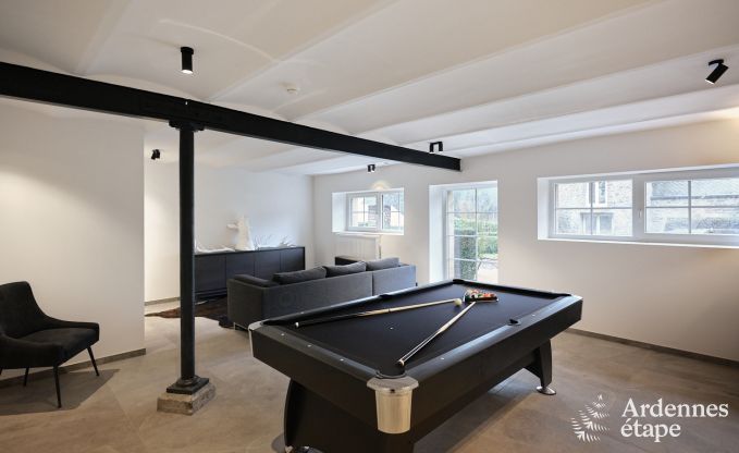 Chteau  Libin : sjour lgant pour 40 personnes avec des quipements tendus