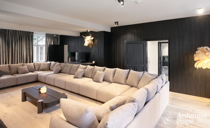 Chteau  Libin : sjour lgant pour 40 personnes avec des quipements tendus