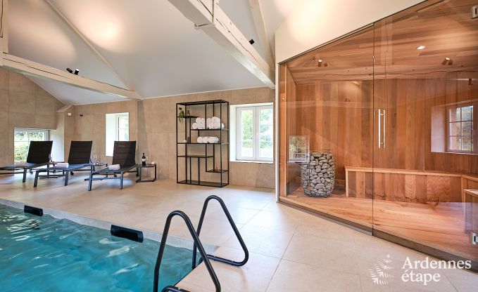 Chteau  Libin : sjour lgant pour 40 personnes avec des quipements tendus