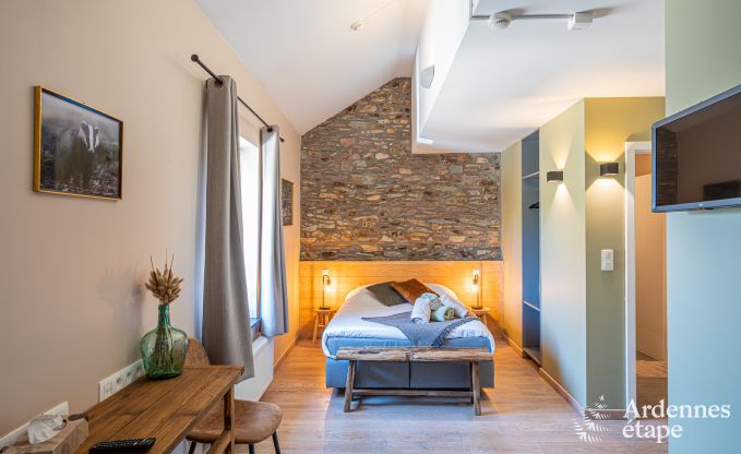 Grande maison de vacances  Libin pour 15 personnes avec salles de bains prives et cuisine professionnelle