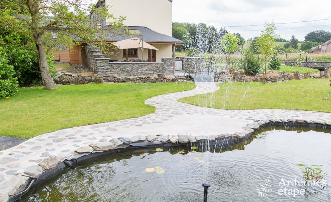 Spacieuse cottage pour 9 personnes � Libramont-Chevigny avec jardin priv� et terrasse avec vue