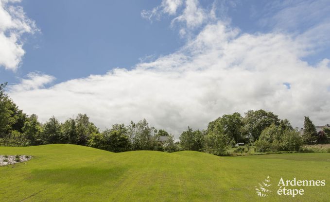 Maison de vacances pour 15 personnes � Libramont avec piscine int�rieure, sauna et jardin priv� au bord de l'eau