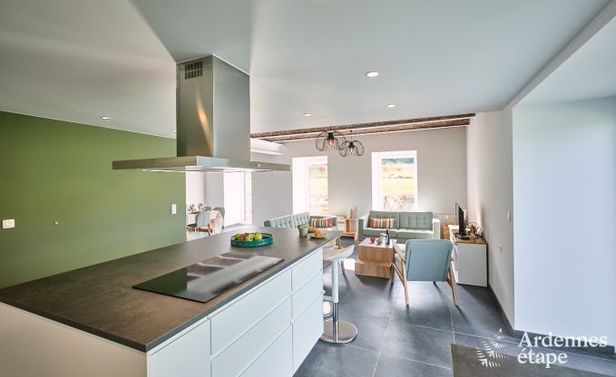 Spacieuse maison de vacances  Libramont pour 20 personnes avec salle de jeux, jardin et barbecue en Ardenne