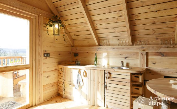 G�te insolite � Lierneux pour 4/5 personnes en Ardenne