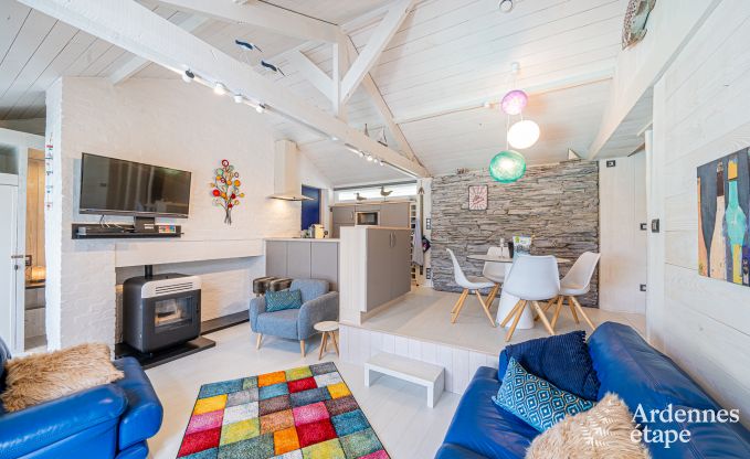 Maison de vacances confortable pour 4 personnes � Lierneux, dans les Ardennes.