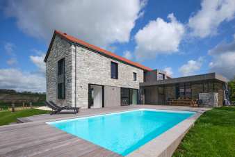 Villa de luxe pour 14 personnes en Limbourg avec sauna, piscine et jardin privé