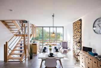 Maison de vacances confortable et moderne à Malmedy pour 6 personnes avec barbecue et jardin