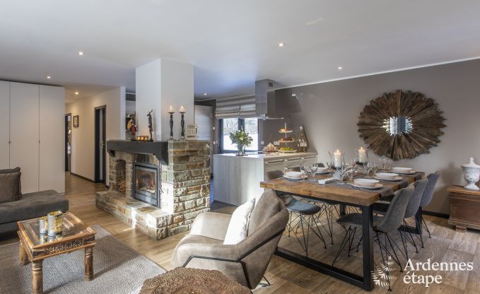 Maison de vacances � Malmedy, Ardenne, 3 chambres, 3 salles de bain, �quipement b�b�, terrasse, jardin priv�, abri v�lo s�curis�