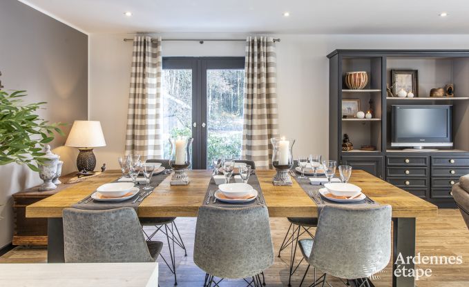 Maison de vacances � Malmedy, Ardenne, 3 chambres, 3 salles de bain, �quipement b�b�, terrasse, jardin priv�, abri v�lo s�curis�