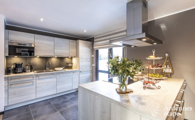 Maison de vacances � Malmedy, Ardenne, 3 chambres, 3 salles de bain, �quipement b�b�, terrasse, jardin priv�, abri v�lo s�curis�