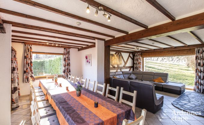 Maison de vacances � Malmedy pour 15 personnes en Ardenne
