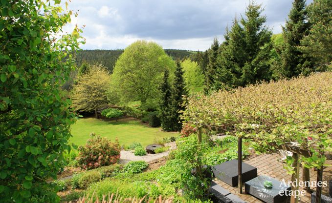 Grande maison de vacances pour 8 personnes  Malmedy avec 4 chambres, sauna, chemine et jardin priv