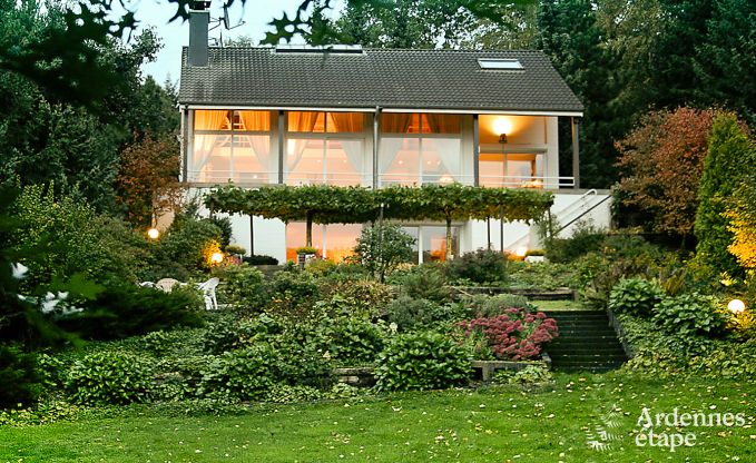 Grande maison de vacances pour 8 personnes  Malmedy avec 4 chambres, sauna, chemine et jardin priv