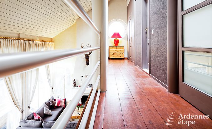 Grande maison de vacances pour 8 personnes  Malmedy avec 4 chambres, sauna, chemine et jardin priv