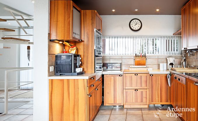 Grande maison de vacances pour 8 personnes  Malmedy avec 4 chambres, sauna, chemine et jardin priv