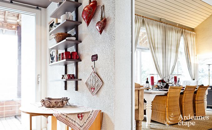 Grande maison de vacances pour 8 personnes  Malmedy avec 4 chambres, sauna, chemine et jardin priv