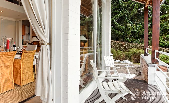 Grande maison de vacances pour 8 personnes  Malmedy avec 4 chambres, sauna, chemine et jardin priv