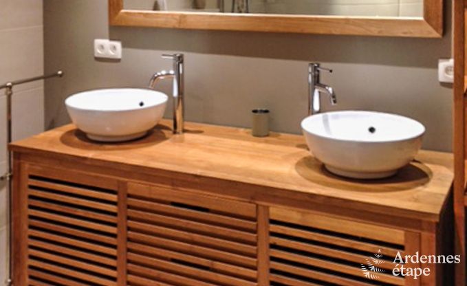 Grande maison de vacances pour 8 personnes  Malmedy avec 4 chambres, sauna, chemine et jardin priv