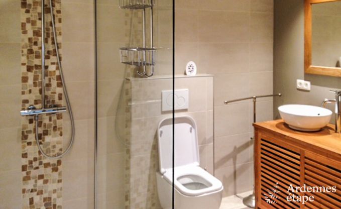 Grande maison de vacances pour 8 personnes  Malmedy avec 4 chambres, sauna, chemine et jardin priv