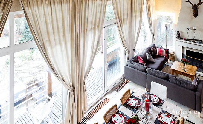Grande maison de vacances pour 8 personnes  Malmedy avec 4 chambres, sauna, chemine et jardin priv
