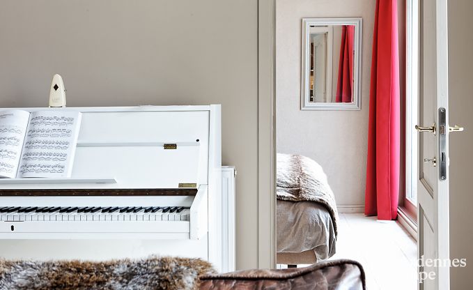 Grande maison de vacances pour 8 personnes  Malmedy avec 4 chambres, sauna, chemine et jardin priv