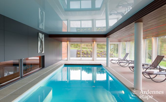 Villa de vacances grand luxe pour 8 personnes à Malmedy avec wellness