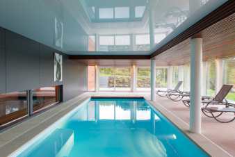 Villa de vacances grand luxe pour 8 personnes à Malmedy avec wellness