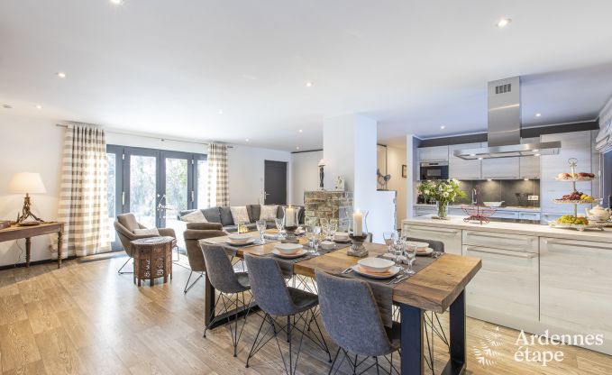 Maison de vacances � Malmedy, Ardenne, 3 chambres, 3 salles de bain, �quipement b�b�, terrasse, jardin priv�, abri v�lo s�curis�