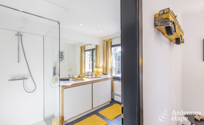 Maison de vacances � Malmedy, Ardenne, 3 chambres, 3 salles de bain, �quipement b�b�, terrasse, jardin priv�, abri v�lo s�curis�