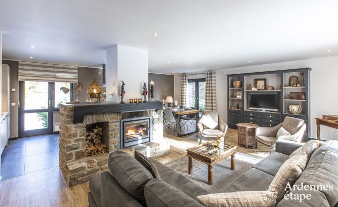 Maison de vacances � Malmedy, Ardenne, 3 chambres, 3 salles de bain, �quipement b�b�, terrasse, jardin priv�, abri v�lo s�curis�