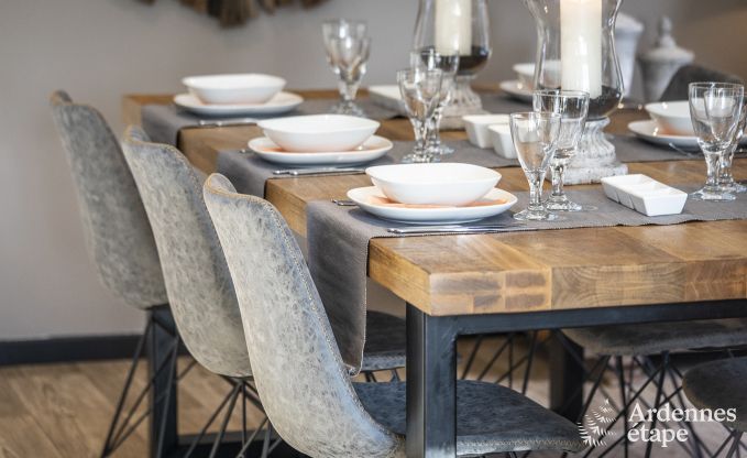 Maison de vacances � Malmedy, Ardenne, 3 chambres, 3 salles de bain, �quipement b�b�, terrasse, jardin priv�, abri v�lo s�curis�