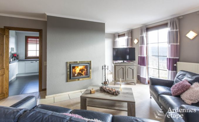 Maison de vacances full quipe sur les hauteurs de Malmedy pour 6/8 personnes en Ardenne