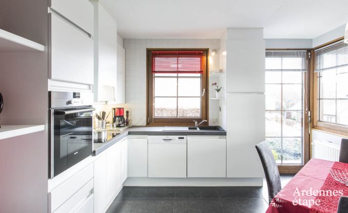 Maison de vacances full quipe sur les hauteurs de Malmedy pour 6/8 personnes en Ardenne