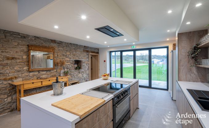 Spacieuse maison de vacances � Manhay pour 15 personnes avec des installations modernes en Ardenne