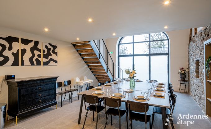 Spacieuse maison de vacances � Manhay pour 15 personnes avec des installations modernes en Ardenne