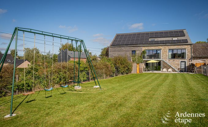 Spacieuse maison de vacances � Manhay pour 15 personnes avec des installations modernes en Ardenne