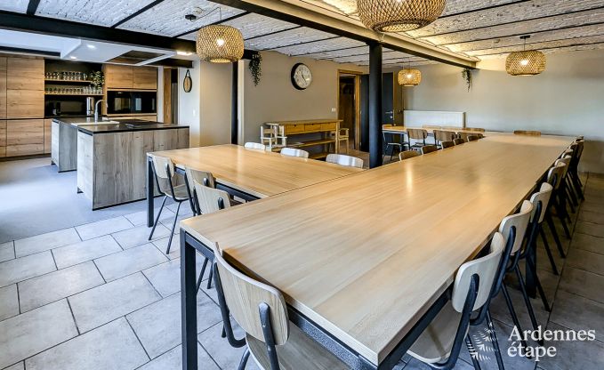 Maison de vacances � Manhay pour 30 personnes en Ardenne